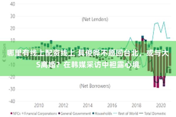 哪里有线上配资线上 具俊晔不愿回台北，或与大S离婚？在韩媒采访中袒露心境